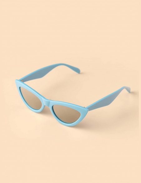 Akrylowe okulary przeciwsłoneczne w kształcie kota