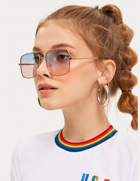 Okulary przeciwsłoneczne Wielokolorowe Boho