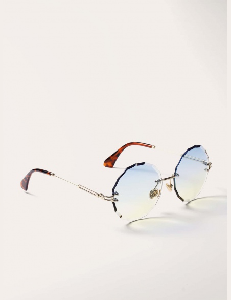 Okulary bezramkowe Ombre