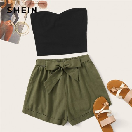 SHEIN Plus rozmiar solidna...