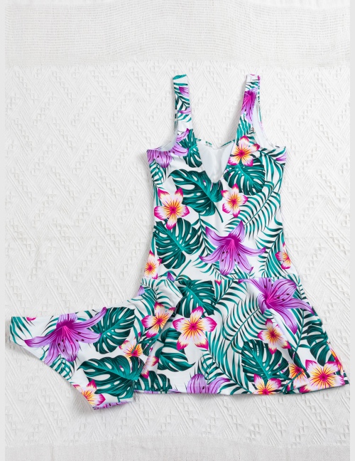Tankini Skręt Równy Elegancki