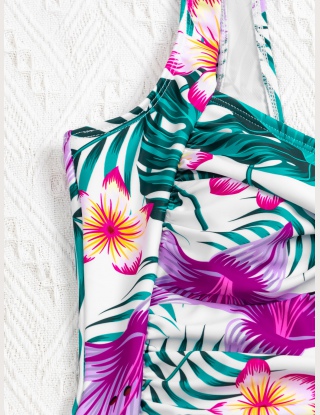 Tankini Skręt Równy Elegancki