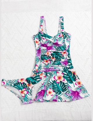 Tankini Skręt Równy Elegancki