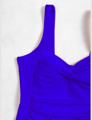 Tankini Skręt Równy Elegancki