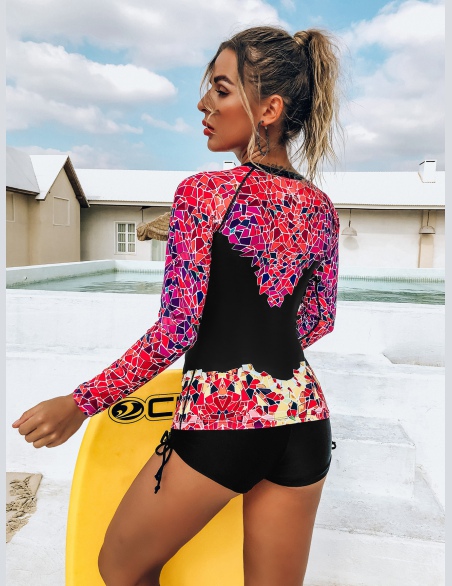 Tankini Węzeł Geometryczny Sportowy