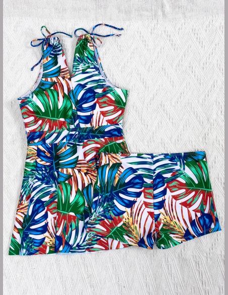 Tankini Węzeł Tropikalny Boho