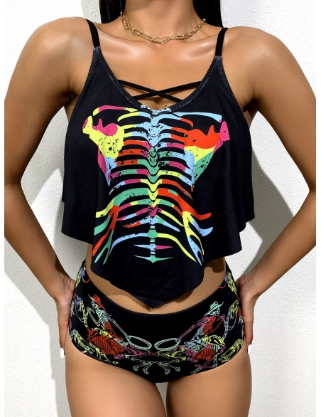 Tankini W Kartkę Halloween Codzienny