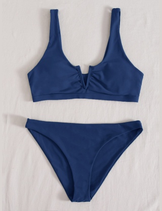 Komplety Bikini Równy Zielony Seksowne