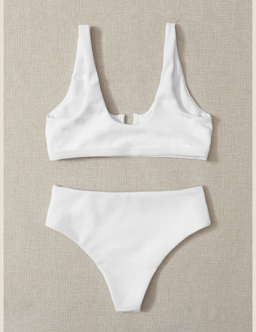 Strój kąpielowy bikini z falbanką