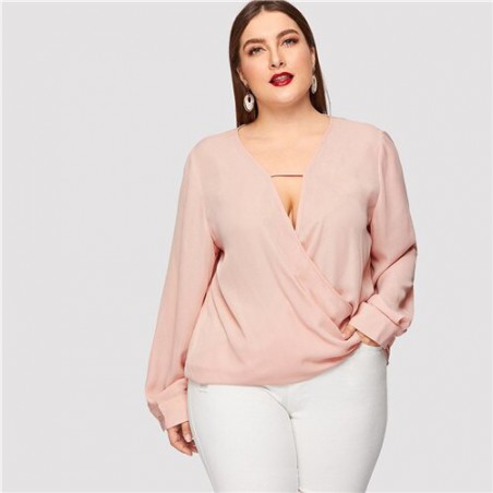 SHEIN Sexy głębokie V Neck...