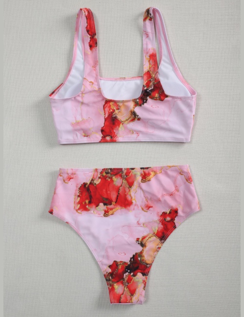 Komplety Bikini Graficzny Sportowy