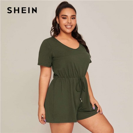 SHEIN Plus rozmiar Tie...