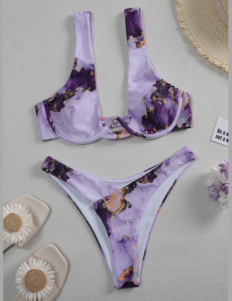 Komplety Bikini Graficzny Seksowne