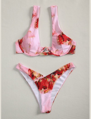 Komplety Bikini Graficzny Seksowne