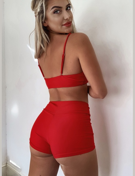 Komplety Bikini Sznurek  do Ściągacza Równy Sportowy