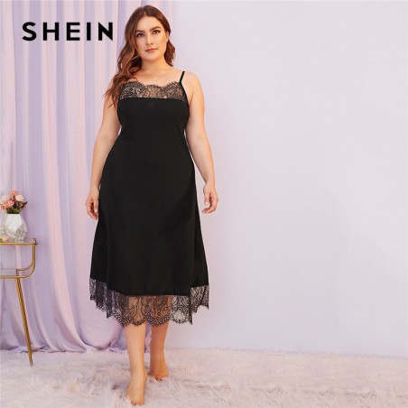 SHEIN Plus Size kontrast...