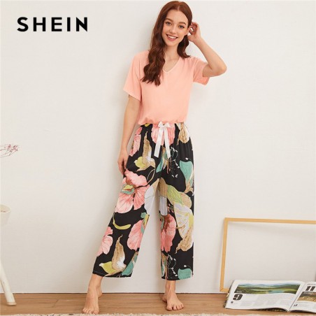 SHEIN Multicolor kwiatowy...