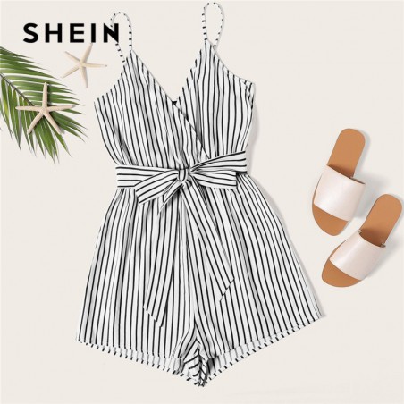 SHEIN paski Wrap Cami...