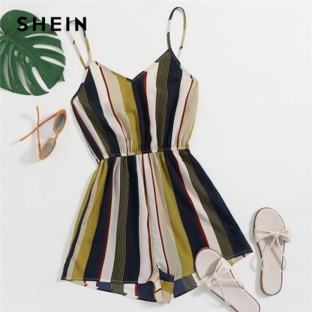 SHEIN Multicolor Colorblock...