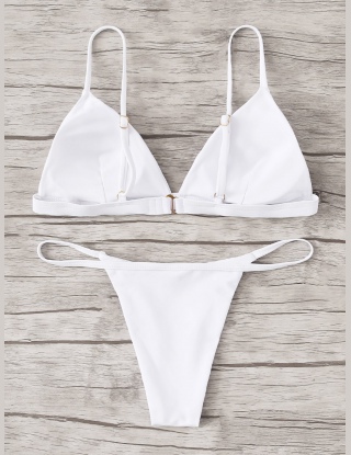 Komplety Bikini Równy Czarne Seksowne