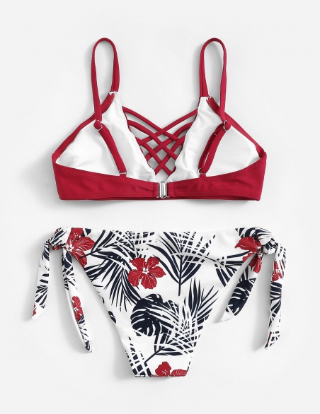 Komplety Bikini Węzeł Tropikalny Wielokolorowe Boho