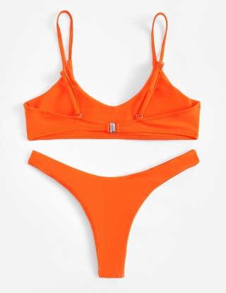 Komplety Bikini Równy Zielony Seksowne