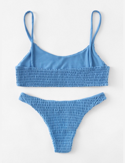 Komplety Bikini Spłaszczony Równy Żółty Seksowne