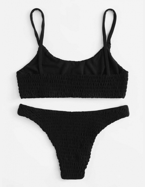Komplety Bikini Spłaszczony Równy Żółty Seksowne